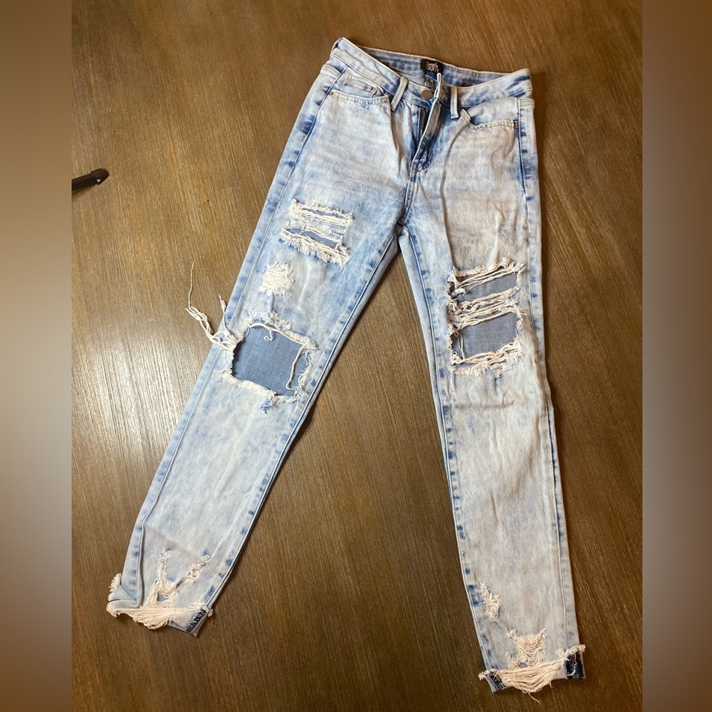 Light Blue Ripped Jeans